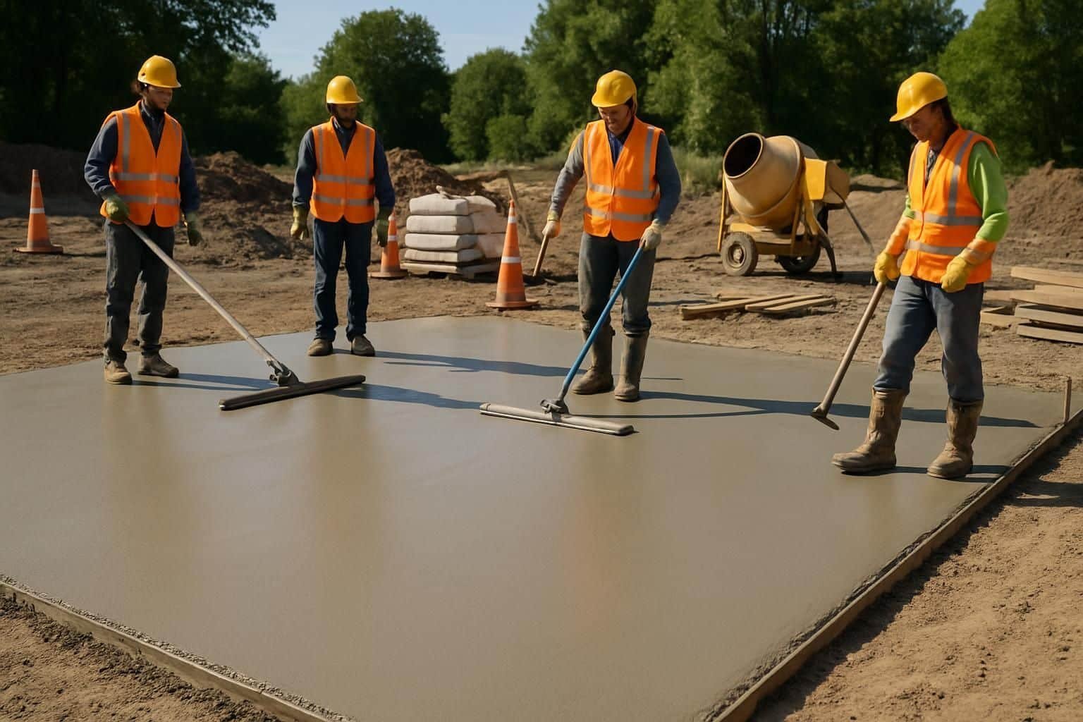 Découvrez le prix au m2 pour une dalle béton de 100 m2, avec une estimation détaillée du tarif total pour votre projet de construction ou rénovation.