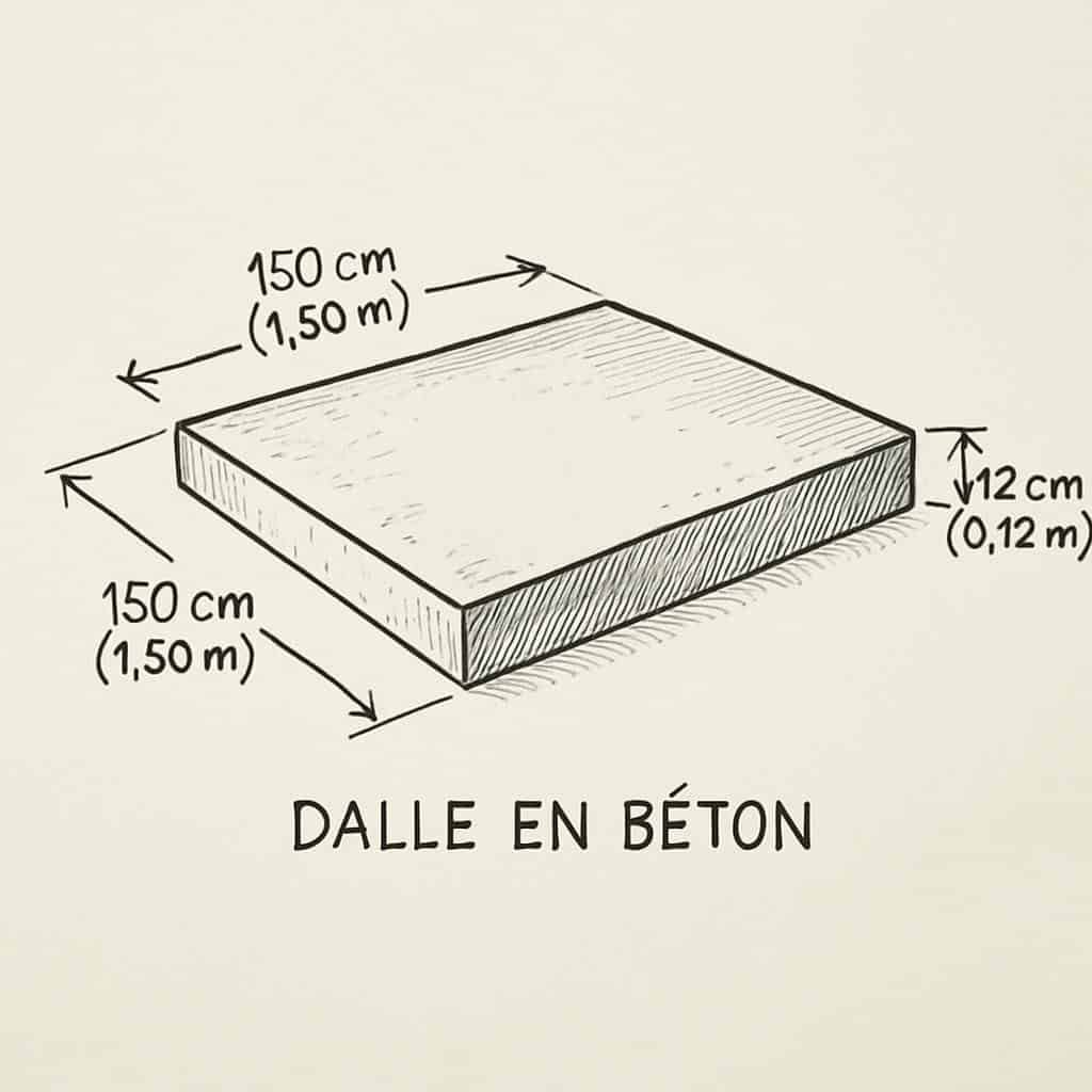 Découvrez comment calculer le volume d'une dalle béton avec des formules simples, des exemples pratiques et une méthode pour une estimation précise de vos besoins en matériaux.