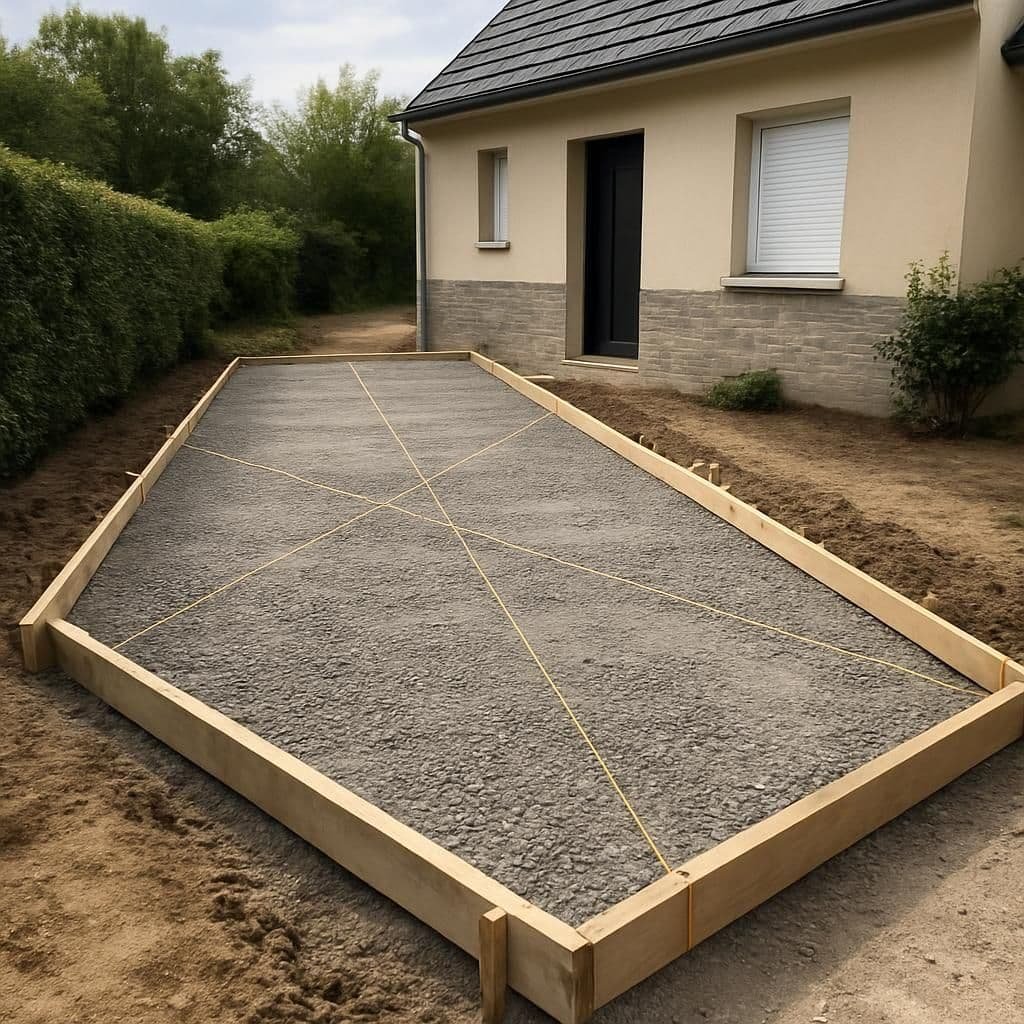 Découvrez tout sur la dalle béton carrossable : épaisseur recommandée, techniques de ferraillage et estimation des prix pour 2026 afin de réussir vos travaux de construction.