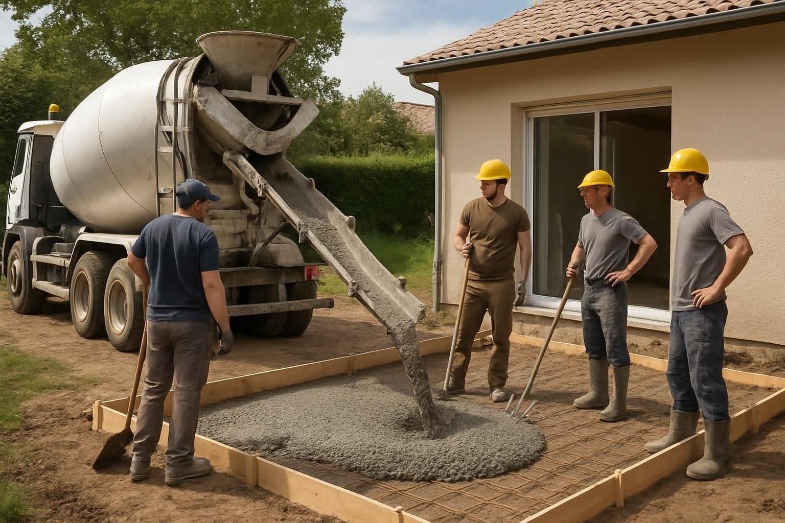 Découvrez le prix réel du béton au m3 en 2026, incluant les tarifs de livraison et de pose pour vos travaux de construction et rénovation.