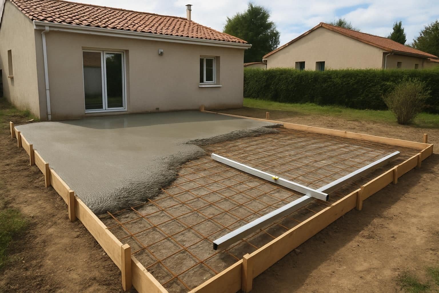Découvrez le coût réel pour une dalle béton de 40 m2 en 2026, avec des exemples de devis détaillés pour vous aider à planifier votre projet de construction.
