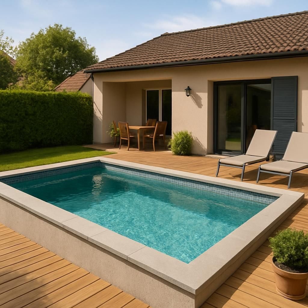 Découvrez tout ce qu'il faut savoir sur la piscine semi-enterrée en béton : guide de construction, avantages et estimation des prix pour votre projet.