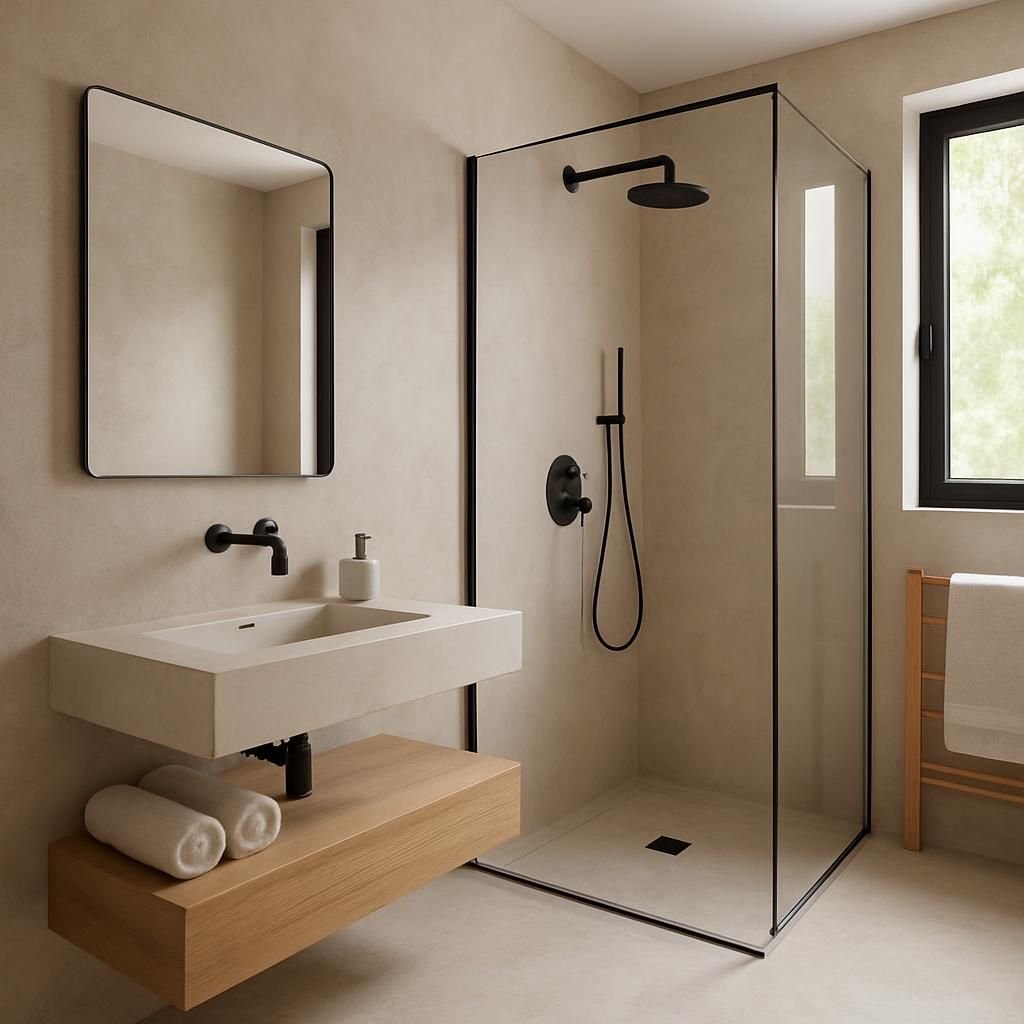 Découvrez tout ce qu'il faut savoir sur la salle de bain en béton ciré : conseils de pose, estimation des prix et astuces d'entretien pour un espace moderne et durable.