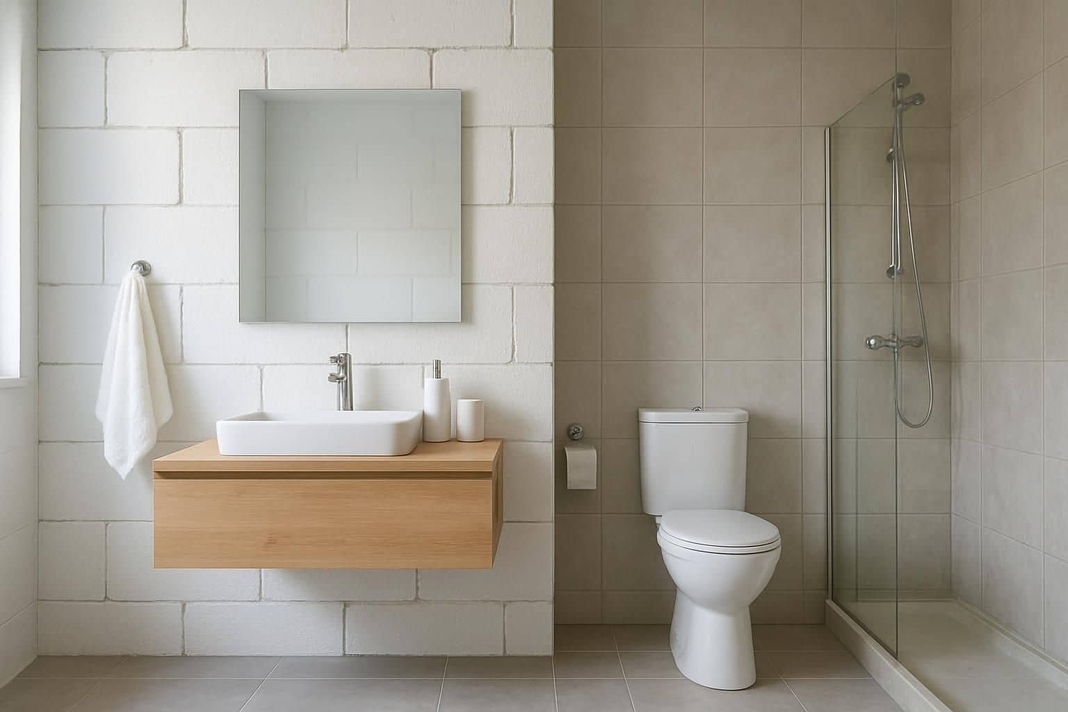 Découvrez les avantages et inconvénients du béton cellulaire pour la salle de bain : un matériau léger, isolant et résistant à l'humidité, idéal pour vos projets de rénovation.