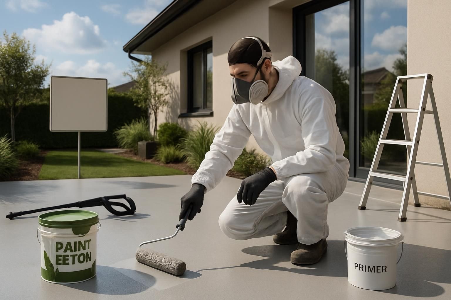 Découvrez les 5 conseils essentiels pour réussir la peinture de votre béton extérieur en 2026 et protéger durablement vos surfaces.