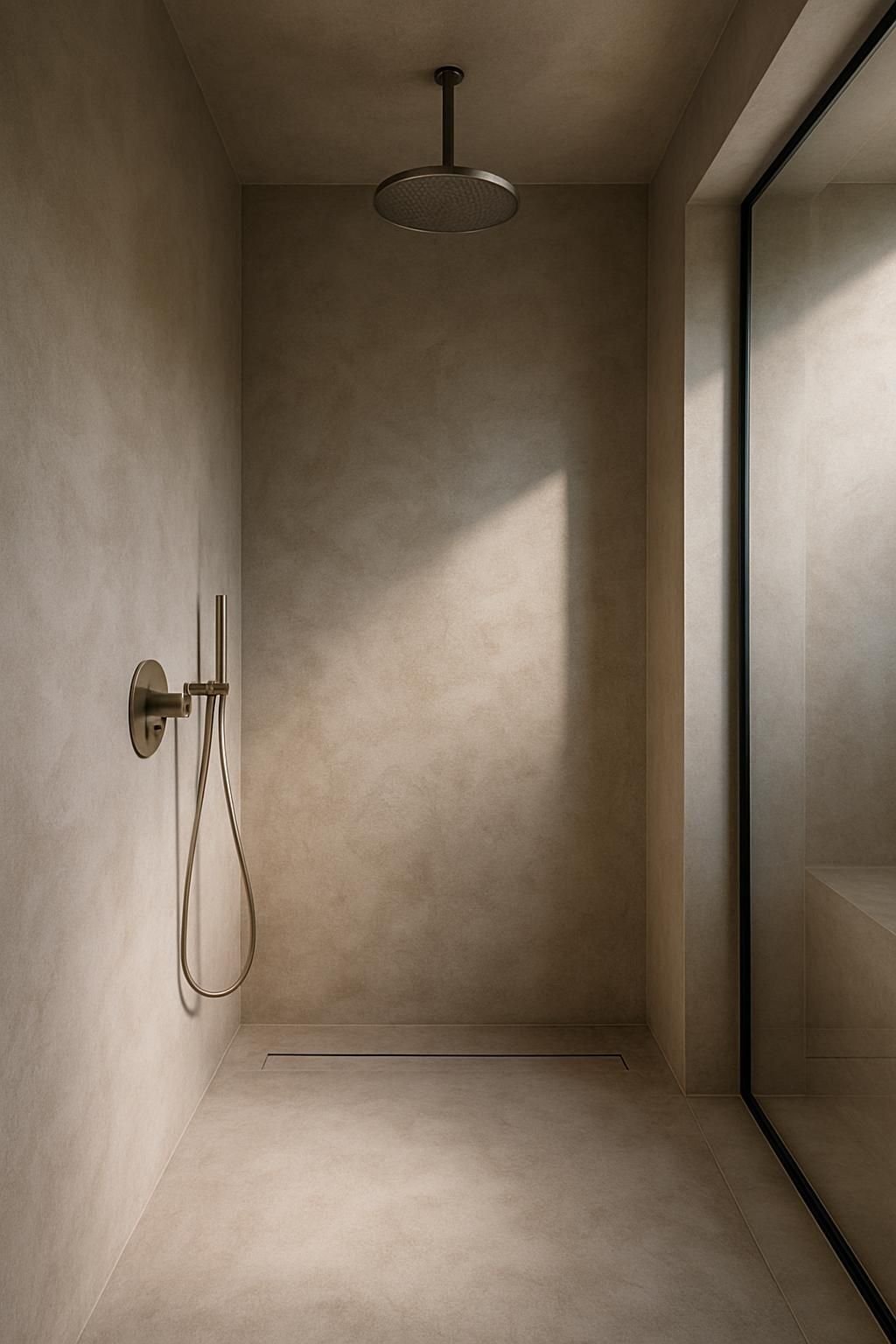 Découvrez nos conseils et astuces pour réussir la pose de béton ciré dans votre douche, alliant esthétique et étanchéité pour une salle de bain moderne et durable.