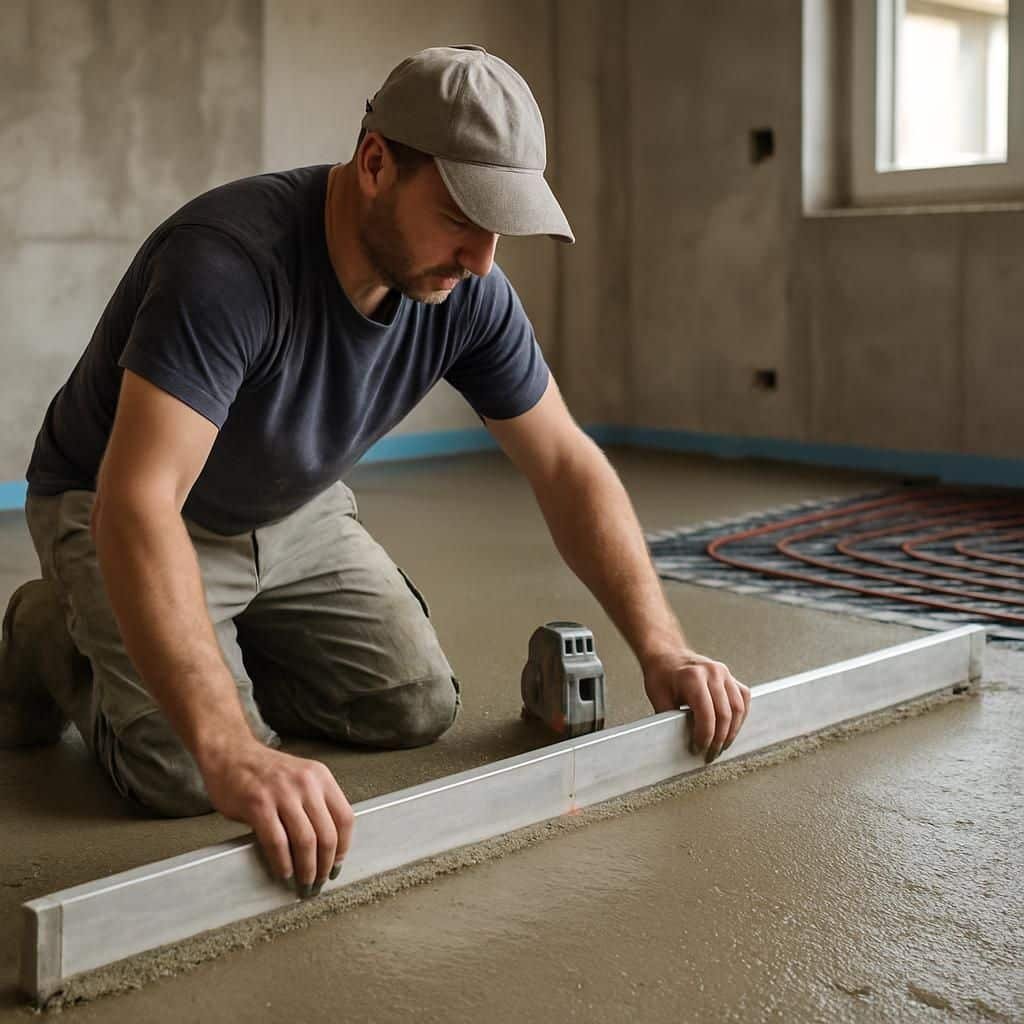 Découvrez le prix au m² d'une chape béton en 2026, avec des estimations actualisées et des astuces pour optimiser vos travaux de construction et rénovation.