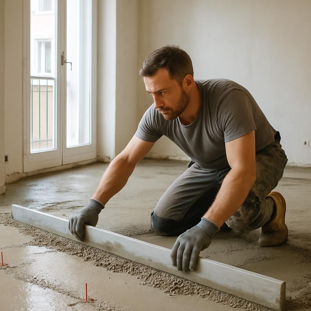 Découvrez le prix moyen d'une chape béton au m2 en 2026 avec notre guide complet. Estimation précise, conseils pratiques et astuces pour bien préparer votre chantier.